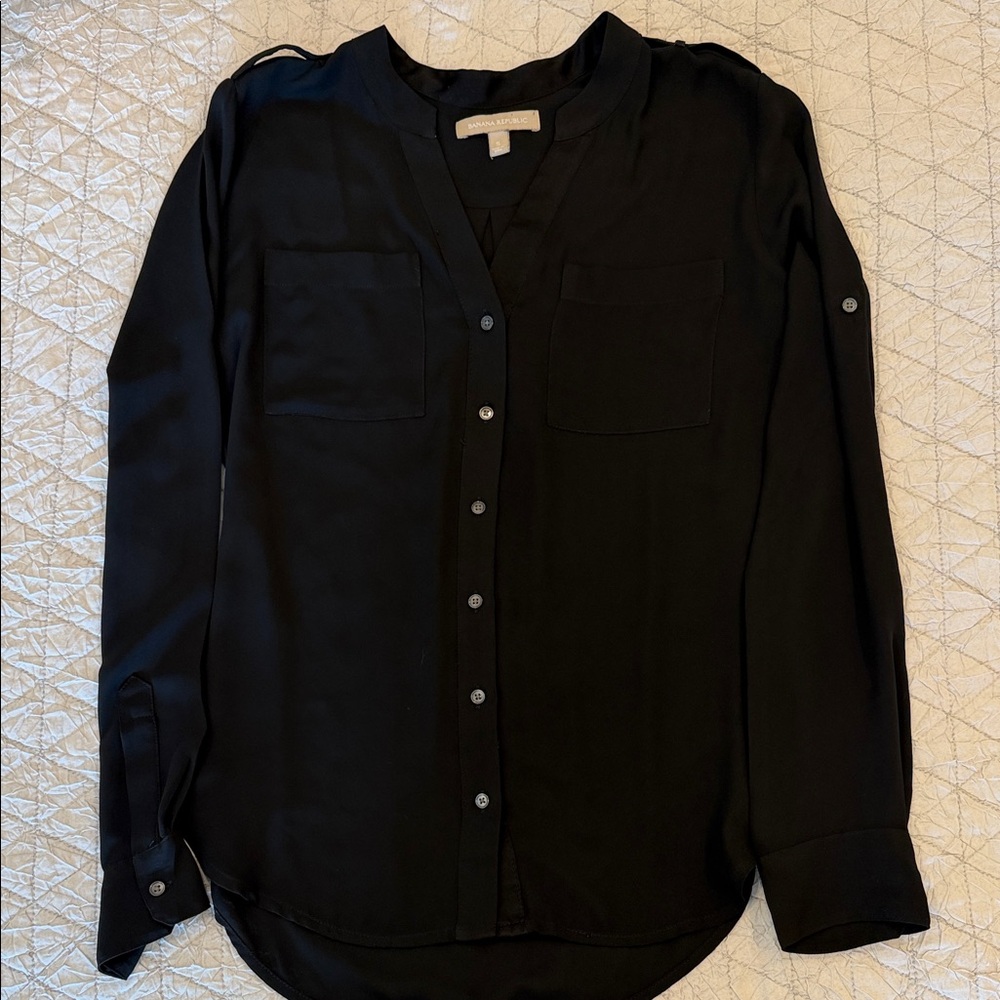 Banana Republic Black Blouse